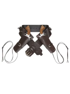 WIDMANN Authentique Double Holster Et Ceinture Western