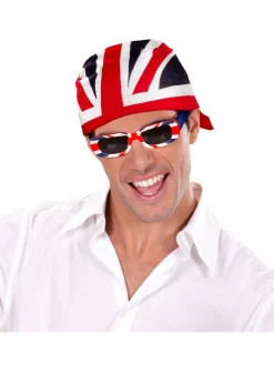 WIDMANN Bandana Drapeau Anglais 55x 55 Cm, 100 % Coton -WIDMANN Soldes bandana drapeau anglais 55x 55 cm 100 coton 2