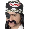 Smiffys Bandana Pirate Noir