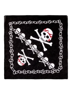 WIDMANN Bandana Tête De Mort (55x55 Cm) -WIDMANN Soldes bandana tete de mort 55x55 cm 2