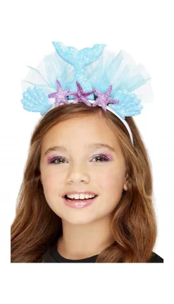 Smiffys Bandeau De Sirène, Bleu, Coquillages