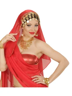 WIDMANN Bracelet & Bague Pièces De Monnaie Pour Danseuse Orientale -WIDMANN Soldes bracelet bague pieces de monnaie pour danseuse orientale 1