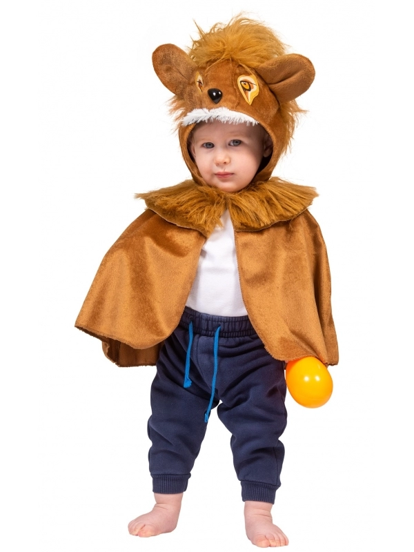 Cape Bébé Lion Avec Capuche 1 Cape Bébé Lion Avec Capuche