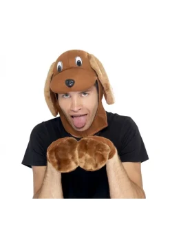 Smiffys Capuche Chien Avec Gants