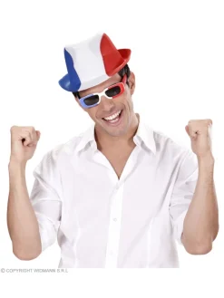 WIDMANN Chapeau Bleu, Blanc, Rouge France (en Feutre) -WIDMANN Soldes chapeau bleu blanc rouge france en feutre 2