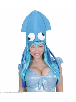 WIDMANN Chapeau Calamar Géant 4 Couleurs Assorties -WIDMANN Soldes chapeau calamar geant 4 couleurs assorties 1