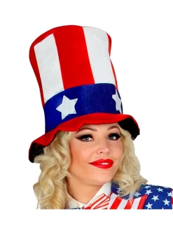 WIDMANN Chapeau Haut De Forme Mister America 5 WIDMANN Chapeau Haut De Forme Mister America -WIDMANN Soldes chapeau haut de forme mister america 2