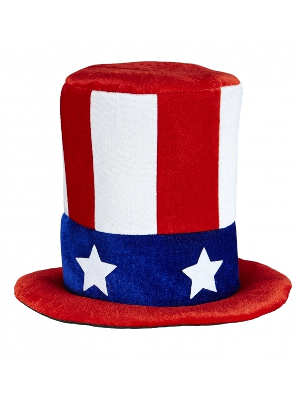 WIDMANN Chapeau Haut De Forme Mister America 1 WIDMANN Chapeau Haut De Forme Mister America