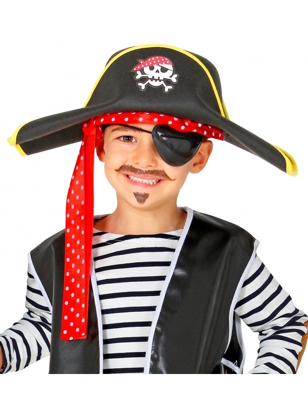 Chapeau Pirate Enfant Avec Bandana 3 Chapeau Pirate Enfant Avec Bandana – Image 3