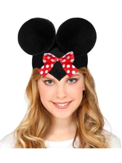 WIDMANN Chapeau Souris, Fille Avec Nœud Rouge