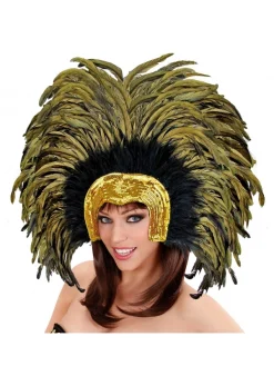 WIDMANN Coiffe Brésilienne à Plumes - Spectacles Et Samba -WIDMANN Soldes coiffe bresilienne a plumes spectacles et samba 3