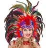 WIDMANN Coiffe Brésilienne Ou Cabret - Sequins Et Plumes Multicolores