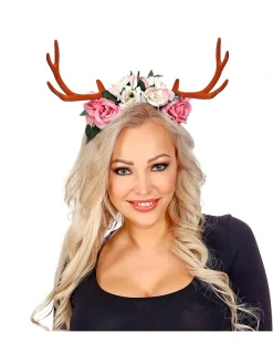 WIDMANN Cornes De Cerfs Avec Fleurs