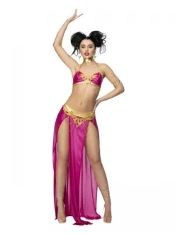 Smiffys Costume De Danseuse Orientale Sexy Rose Et Doré -WIDMANN Soldes costume de danseuse orientale sexy rose et dore 3