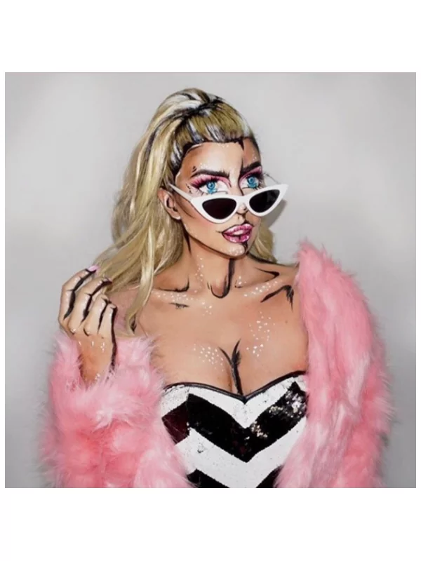 Smiffys Costume De L'édition Spéciale Du 60e Anniversaire De Barbie, Noir Et Blanc 3 Smiffys Costume De L'édition Spéciale Du 60e Anniversaire De Barbie, Noir Et Blanc – Image 3