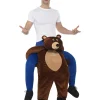 Smiffys Costume Piggyback D'ours Marron