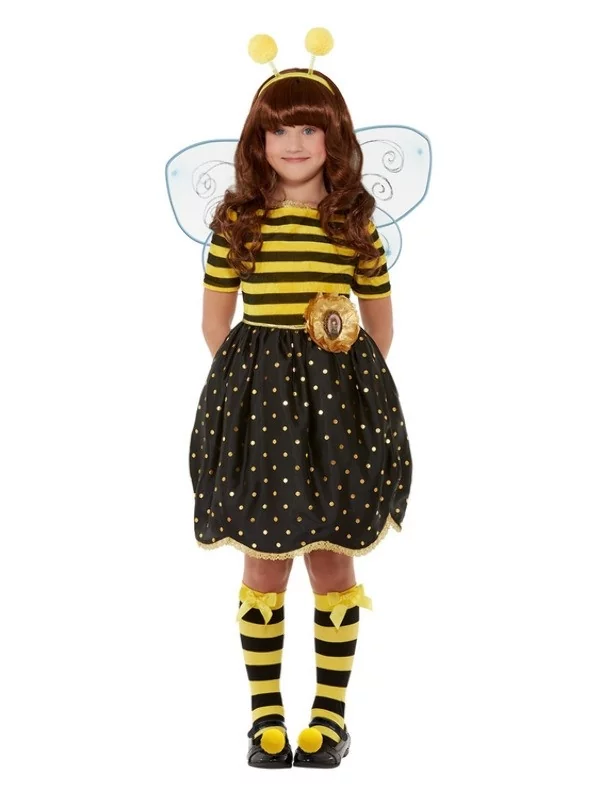 Smiffys Costume Santoro Bee-Loved, Jaune, Robe, Ailes Et Bandeau 1 Smiffys Costume Santoro Bee-Loved, Jaune, Robe, Ailes Et Bandeau