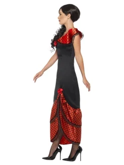 Smiffys Costume Senorita Flamenco (robe Et Fleur Rouge) -WIDMANN Soldes costume senorita flamenco robe et fleur rouge 2