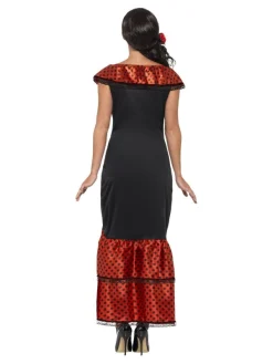 Smiffys Costume Senorita Flamenco (robe Et Fleur Rouge) -WIDMANN Soldes costume senorita flamenco robe et fleur rouge 3