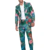 Smiffys Costume Sexy Homme, Motif Flamands Roses