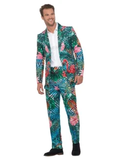 Smiffys Costume Sexy Homme, Motif Flamands Roses