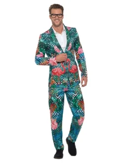 Smiffys Costume Sexy Homme, Motif Flamands Roses -WIDMANN Soldes costume sexy homme motif flamands roses 1 3