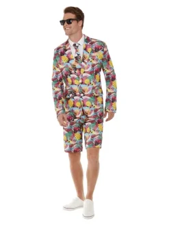 Smiffys Costume Sexy Homme, Motif Fruits (Veste, Short Et Cravate) 7 Smiffys Costume Sexy Homme, Motif Fruits (Veste, Short Et Cravate) -WIDMANN Soldes costume sexy homme motif fruits veste short et cravate 3