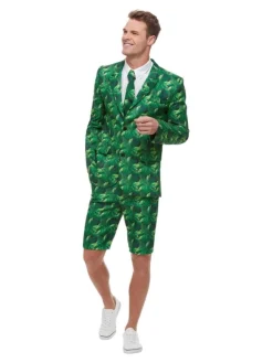 Smiffys Costume Sexy Homme, Motif Palmier Tropical Vert -WIDMANN Soldes costume sexy homme motif palmier tropical vert 1 1