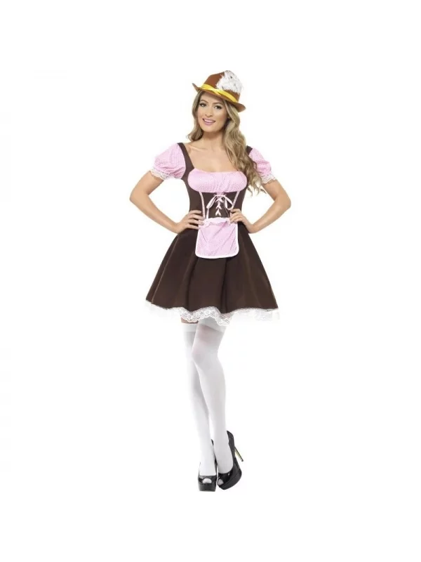 Smiffys Costume Tavernière Oktoberfest (robe & Tablier) 1 Smiffys Costume Tavernière Oktoberfest (robe & Tablier)