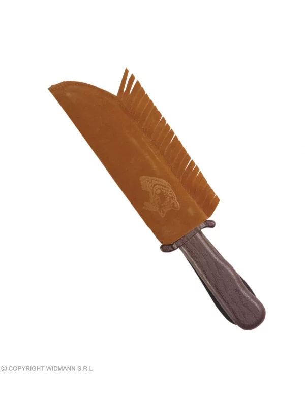 WIDMANN Couteau D'indien Avec Gaine En Daim - 28 Cm 2 WIDMANN Couteau D'indien Avec Gaine En Daim - 28 Cm â Image 2