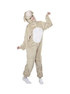 WIDMANN Déguisement Agneau En Peluche Beige Adulte -WIDMANN Soldes deguisement agneau en peluche beige adulte 1 2