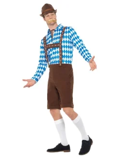 Smiffys Déguisement Bavarois Adulte (chemise & Lederhosen) 5 Smiffys Déguisement Bavarois Adulte (chemise & Lederhosen) -WIDMANN Soldes deguisement bavarois adulte chemise lederhosen 2
