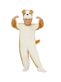 WIDMANN Déguisement Bulldog Enfant (combinaison à Capuche Et Masque)