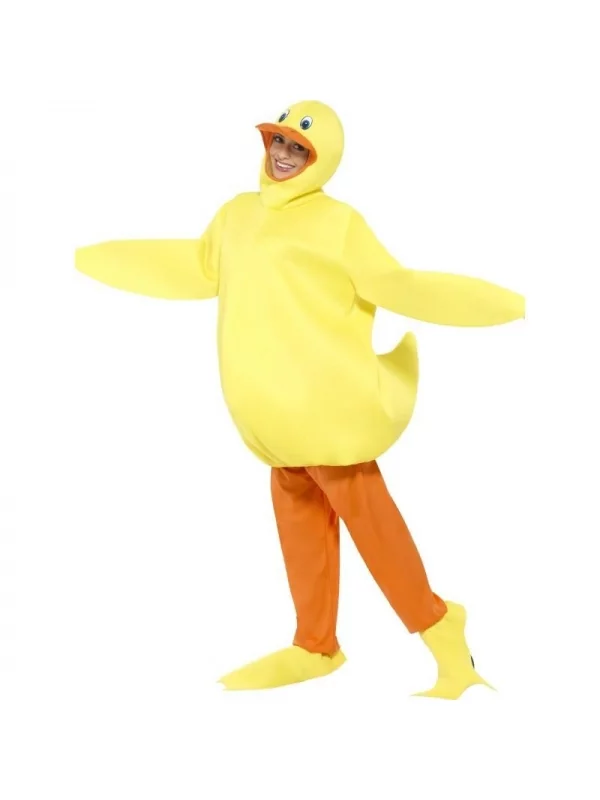 Smiffys Déguisement Canard Adulte (combinaison Avec Ailes Et Capuche, Pantalon Avec Couvre Chaussures) 2 Smiffys Déguisement Canard Adulte (combinaison Avec Ailes Et Capuche, Pantalon Avec Couvre Chaussures) – Image 2