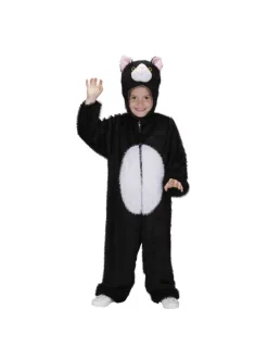 WIDMANN Déguisement Chat Enfant (combinaison à Capuche Avec Masque)