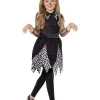Smiffys Déguisement Chatte (robe Noir Et Blanche Et Serre-tête Oreilles De Chat)