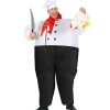 WIDMANN Déguisement Chef Cuisiner Gonflable Avec Toque Et Foulard