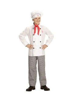 WIDMANN Déguisement Chef Cuisinier Enfant (veste, Pantalon, Toque)