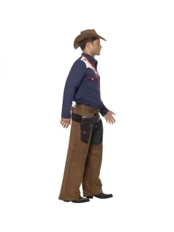 Smiffys Déguisement Cow-boy Rodéo (chemises, Chaps Et Chapeau) -WIDMANN Soldes deguisement cow boy rodeo chemises chaps et chapeau 2