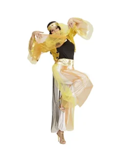 WIDMANN Déguisement Danseuse De Harem (chemise, Veste En Paillettes, Pantalon Avec Voiles, Ceinture, Couvre-chef Avec Voile) -WIDMANN Soldes deguisement danseuse de harem chemise veste en paillettes pantalon avec voiles ceinture couvre chef avec voile 2