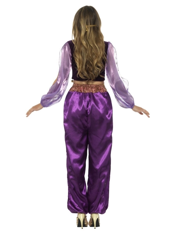Smiffys Déguisement Danseuse Du Ventre Femme (pantalon, Haut Et Voile) 3 Smiffys Déguisement Danseuse Du Ventre Femme (pantalon, Haut Et Voile) – Image 3