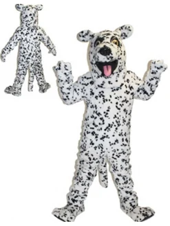 ESPA - Funny Fashion Déguisement De Mascotte Dalmatien Adulte Complet Avec Combinaison, Masque, Gants Et Pieds
