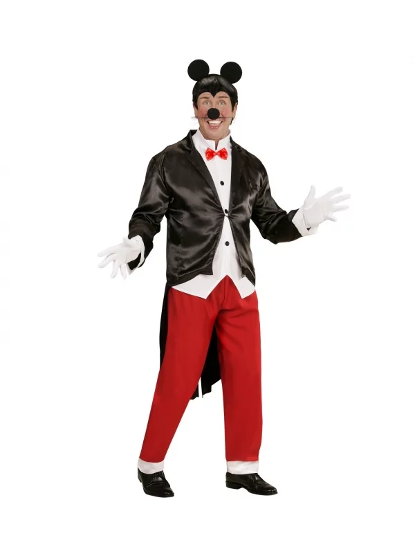 WIDMANN Déguisement De Monsieur Souris Rouge & Noir 3 WIDMANN Déguisement De Monsieur Souris Rouge & Noir – Image 3