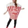 Smiffys Déguisement De Popcorn (tabard Et Chapeau- Adulte)