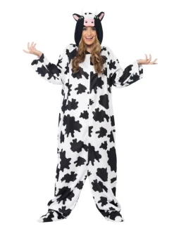 Smiffys Déguisement De Vache Noir Et Blanc Adulte Avec Capuche