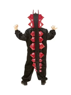 WIDMANN Déguisement Dragon Rouge Et Noir Enfant (combinaison Avec Capuche) 4 WIDMANN Déguisement Dragon Rouge Et Noir Enfant (combinaison Avec Capuche) -WIDMANN Soldes deguisement dragon rouge et noir enfant combinaison avec capuche 1