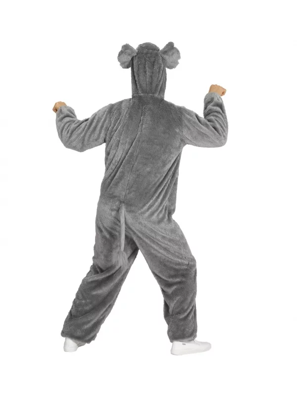 WIDMANN Déguisement Eléphant Gris, Adulte (combinaison à Capuche Avec Masque) 3 WIDMANN Déguisement Eléphant Gris, Adulte (combinaison à Capuche Avec Masque) – Image 3