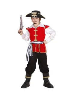 WIDMANN Déguisement Enfant Capitaine Des Pirates (haut Avec Chemise, Pantalon, Ceinture, Chapeau) -WIDMANN Soldes deguisement enfant capitaine des pirates haut avec chemise pantalon ceinture chapeau 2