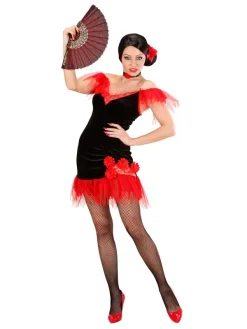 WIDMANN Déguisement Espagnole Femme, Rouge Et Noire & Ras Du Cou 4 WIDMANN Déguisement Espagnole Femme, Rouge Et Noire & Ras Du Cou -WIDMANN Soldes deguisement espagnole femme rouge et noire ras du cou 1
