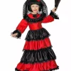 WIDMANN Déguisement Espagnole Fille Avec Robe Et Mantille à Dentelle